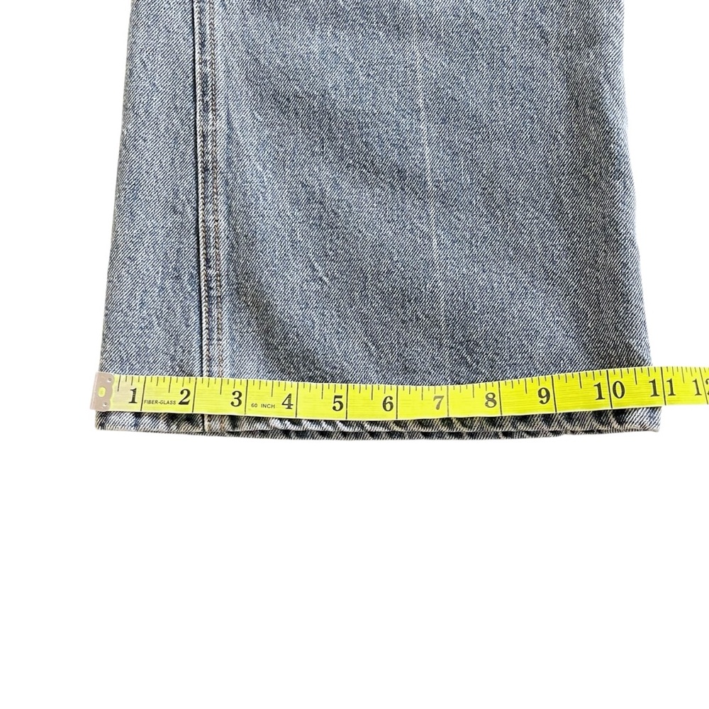 The GREAT. Faded Blue The Kick Bell Jeans Flare Denim Jeans (28x28) - Picture 12 of 15